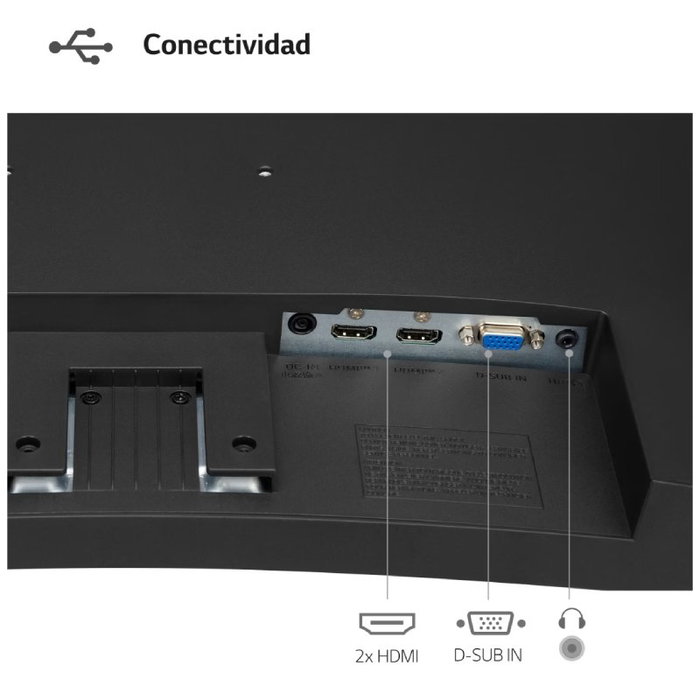 LG 32MR50C-B Monitor Curvo 31,5 pulg. Full HD VA 100 Hz Negro LG 32MR50C-B Monitor Curvo 31,5 pulg. Full HD VA 100 Hz Negro